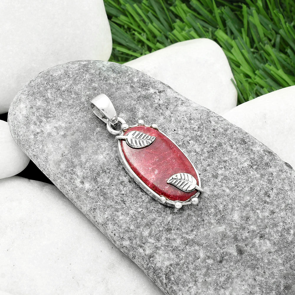 Natural Pink Thulite - Norway Pendant P-1226 SDP116864