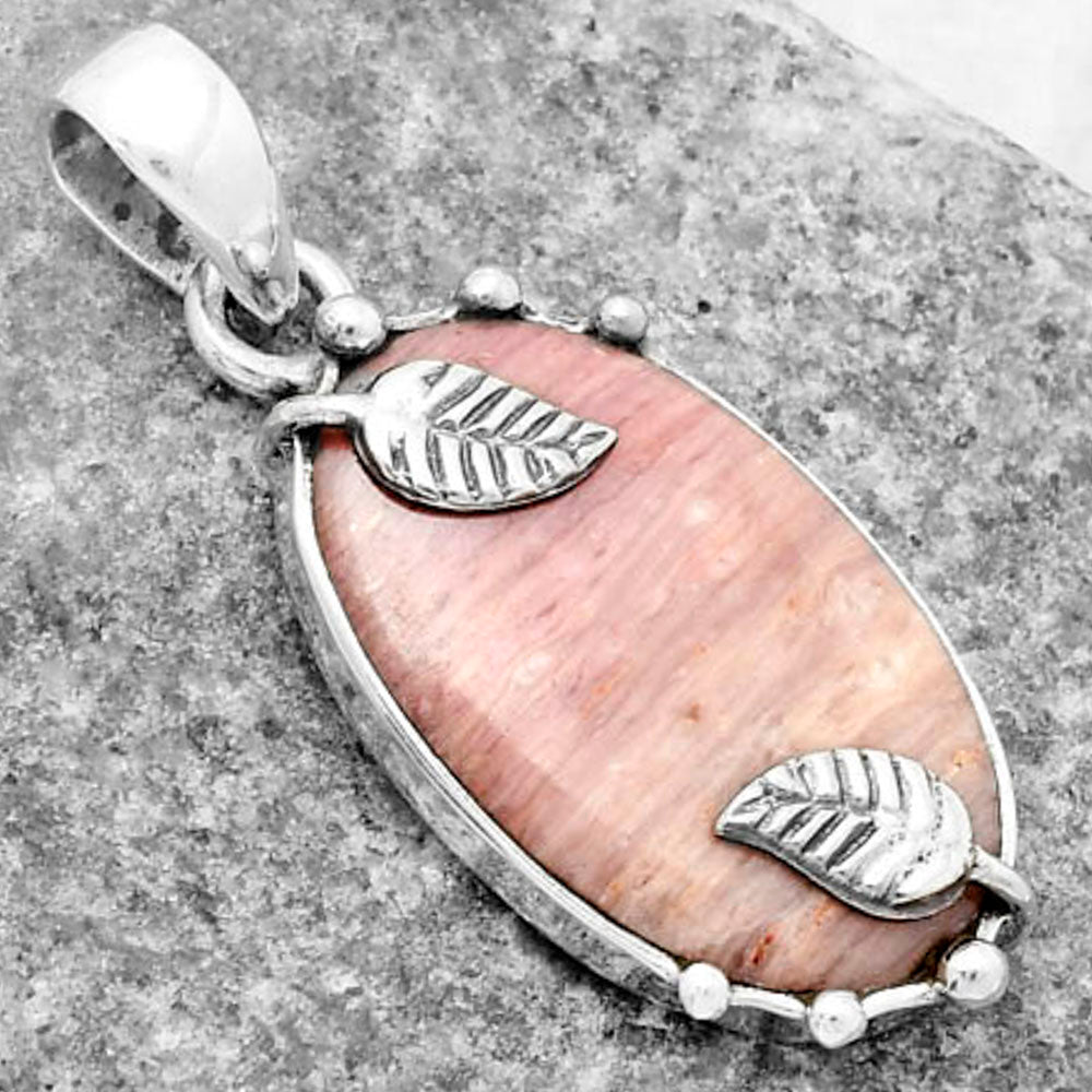 Natural Pink Tulip Quartz Pendant P-1226 SDP116868