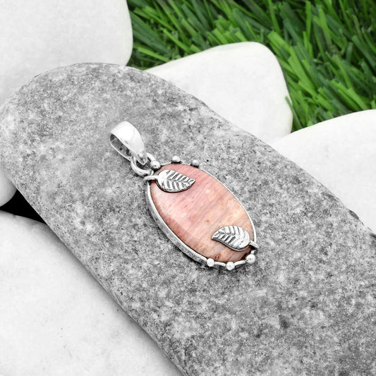 Natural Pink Tulip Quartz Pendant P-1226 SDP116868