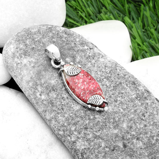 Natural Pink Thulite - Norway Pendant P-1226 SDP116882