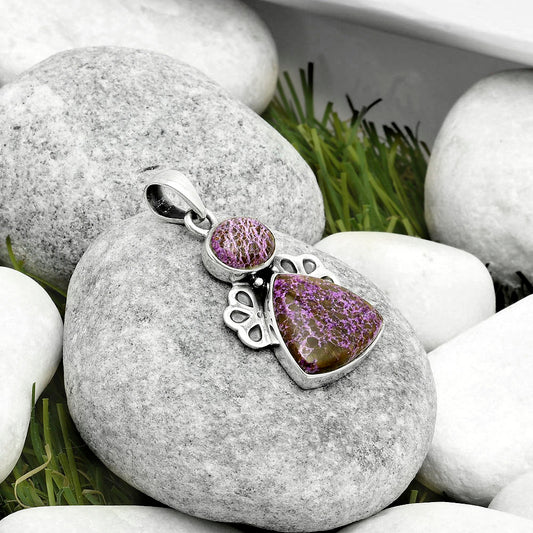 Natural Purpurite - South Africa Pendant P-1576 SDP117017