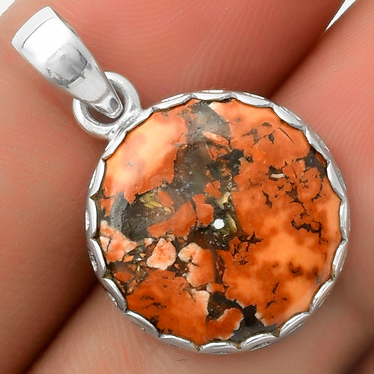 Natural Maligano Jasper - Indonesia Pendant P-1637 SDP117078
