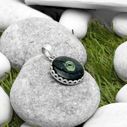 Natural Star Galaxy Jasper Pendant P-1637 SDP117092