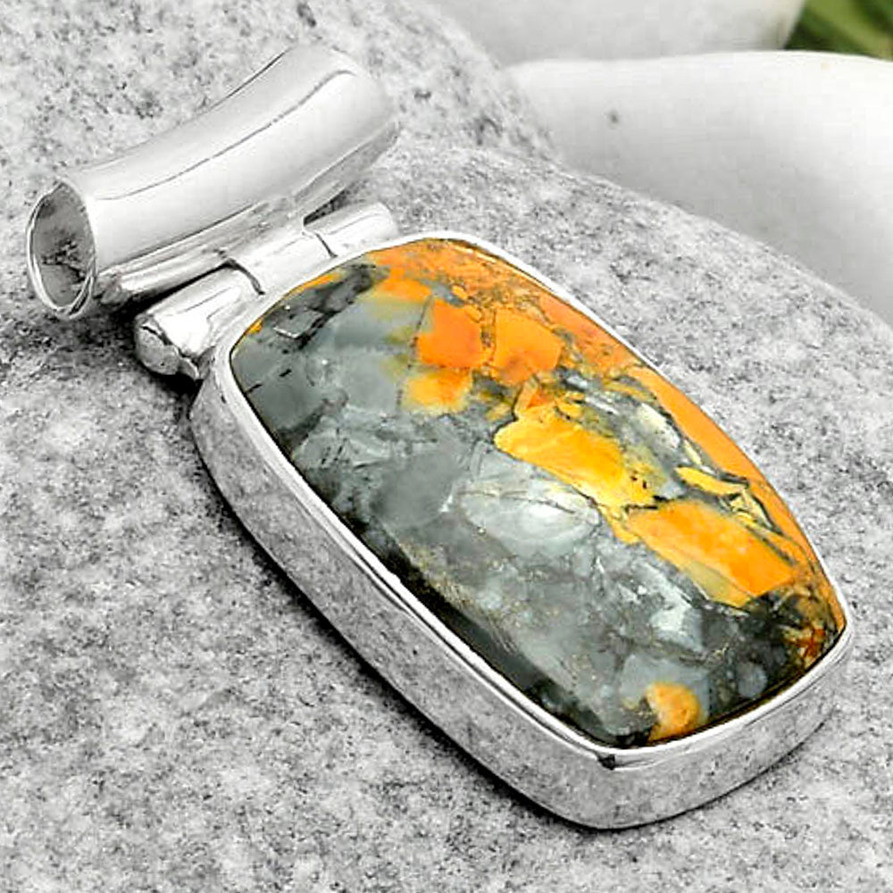 Natural Maligano Jasper - Indonesia Pendant P-1621 SDP117154
