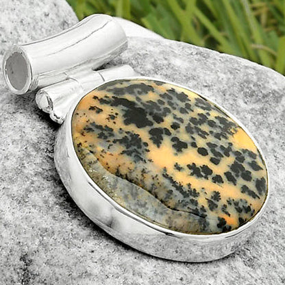 Natural Russian Honey Dendrite Opal Pendant P-1621 SDP117167