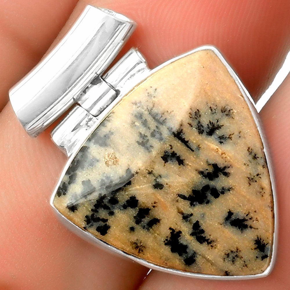 Natural Russian Honey Dendrite Opal Pendant P-1621 SDP117169
