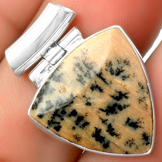 Natural Russian Honey Dendrite Opal Pendant P-1621 SDP117169