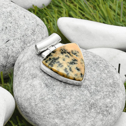 Natural Russian Honey Dendrite Opal Pendant P-1621 SDP117169