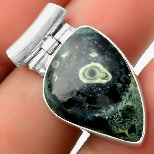 Natural Star Galaxy Jasper Pendant P-1621 SDP117182