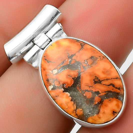 Natural Maligano Jasper - Indonesia Pendant P-1621 SDP117198