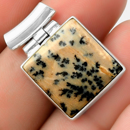 Natural Russian Honey Dendrite Opal Pendant P-1621 SDP117199