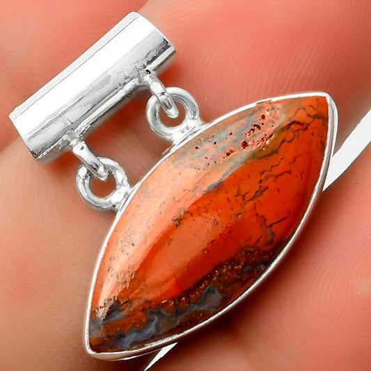 Natural Red Moss Agate Pendant P-1198 SDP117288
