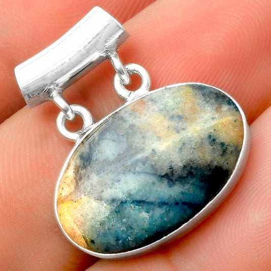 Natural Blue Scheelite - Turkey Pendant P-1198 SDP117314