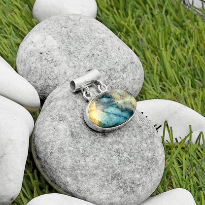 Natural Blue Scheelite - Turkey Pendant P-1198 SDP117314