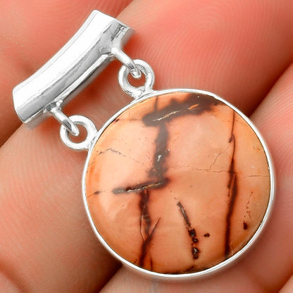 Natural Indian Paint Gemstone Pendant P-1198 SDP117322