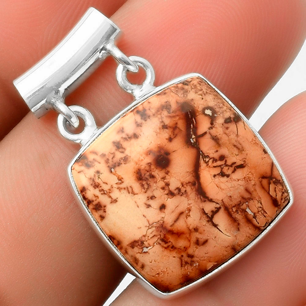 Natural Indian Paint Gemstone Pendant P-1198 SDP117325