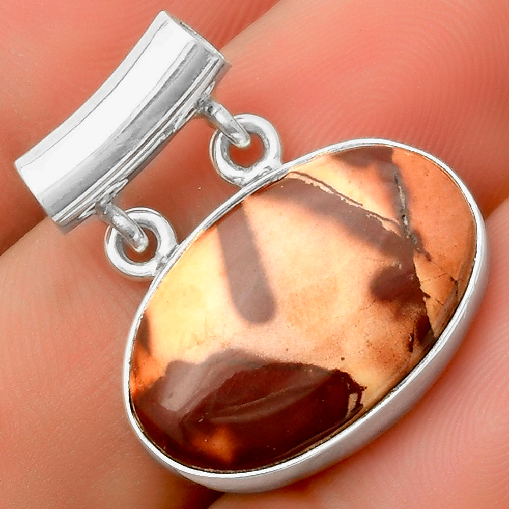 Natural Indian Paint Gemstone Pendant P-1198 SDP117326