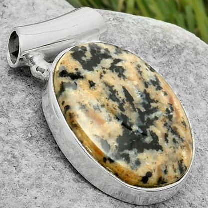 Natural Russian Honey Dendrite Opal Pendant P-1259 SDP117442