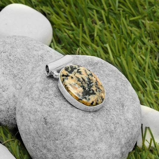 Natural Russian Honey Dendrite Opal Pendant P-1259 SDP117442