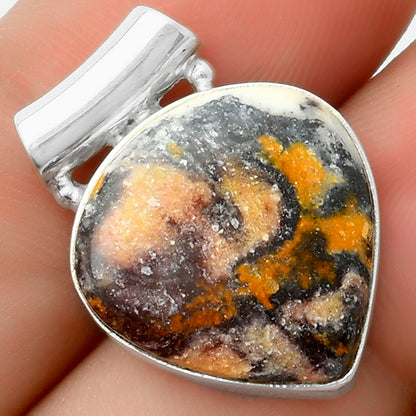 Natural Indian Blanket Jasper Pendant P-1259 SDP117448