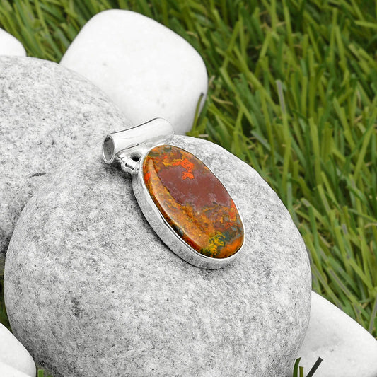 Natural Rare Cady Mountain Agate Pendant P-1259 SDP117449