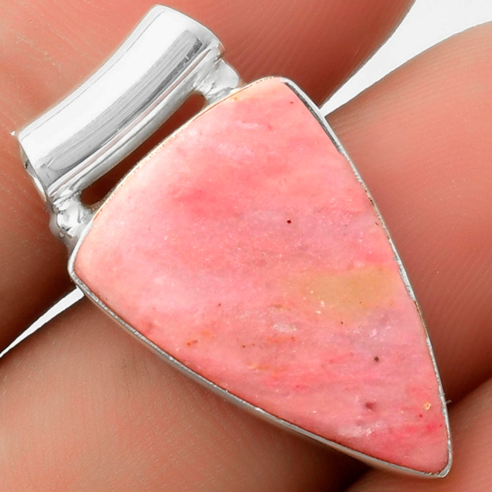 Natural Pink Tulip Quartz Pendant P-1259 SDP117453