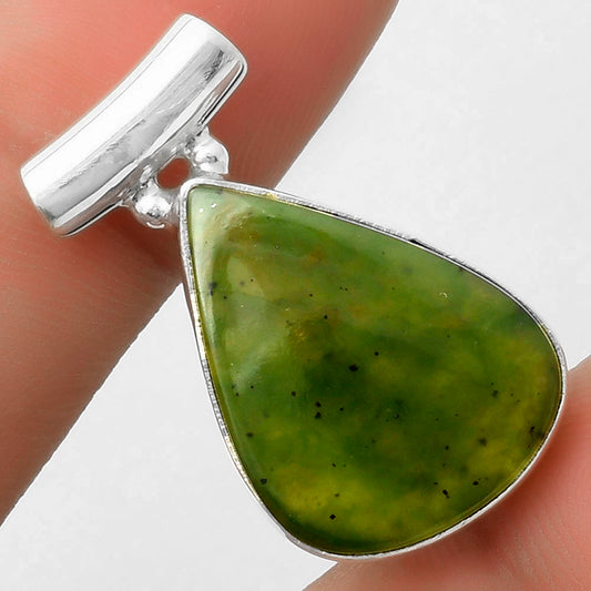 Natural Chrome Chalcedony Pendant P-1259 SDP117456