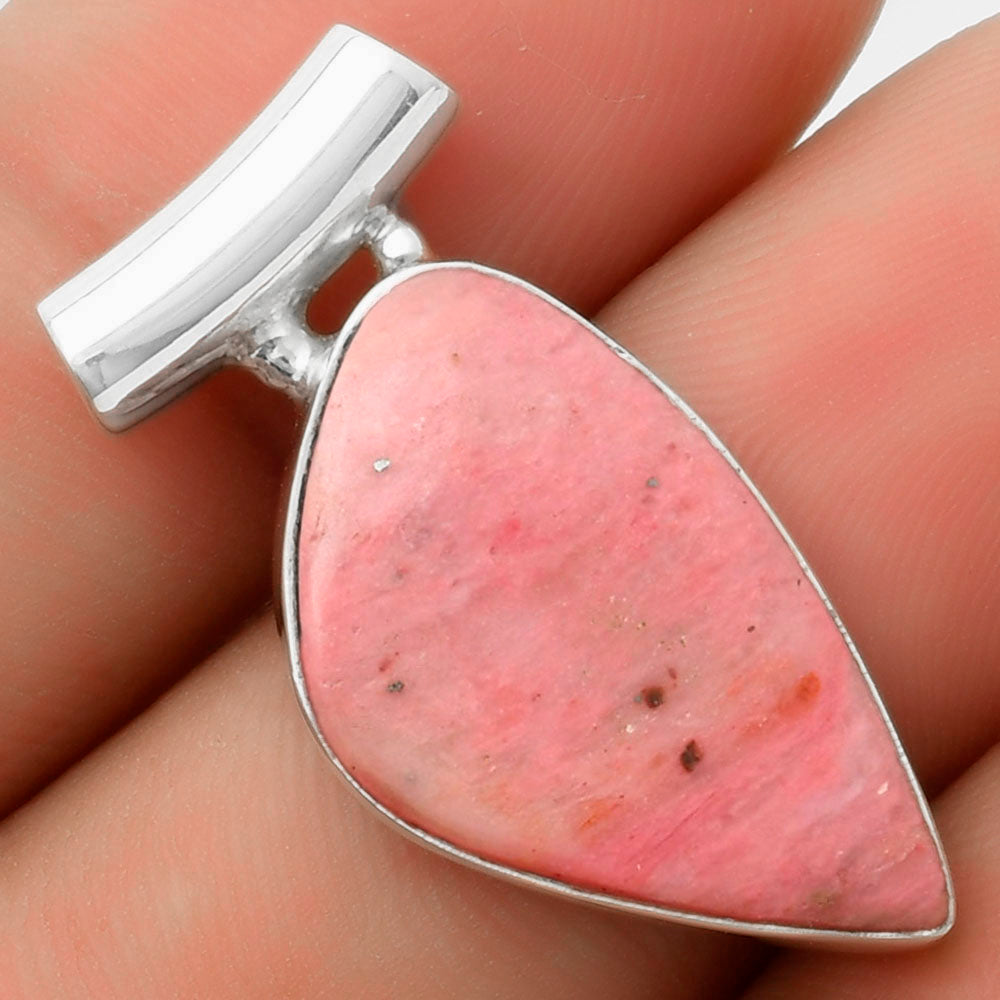 Natural Pink Tulip Quartz Pendant P-1259 SDP117472