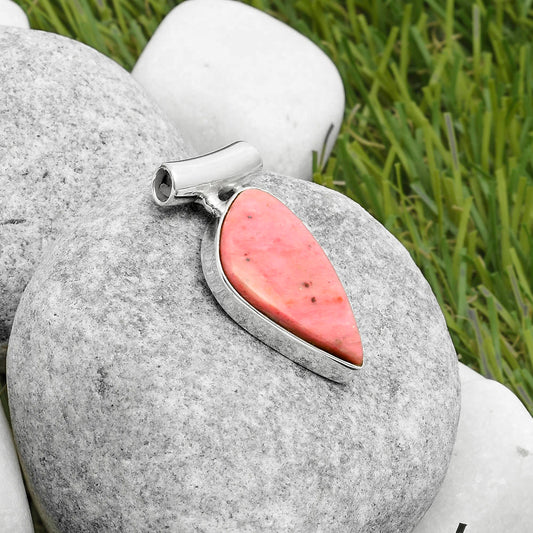 Natural Pink Tulip Quartz Pendant P-1259 SDP117472