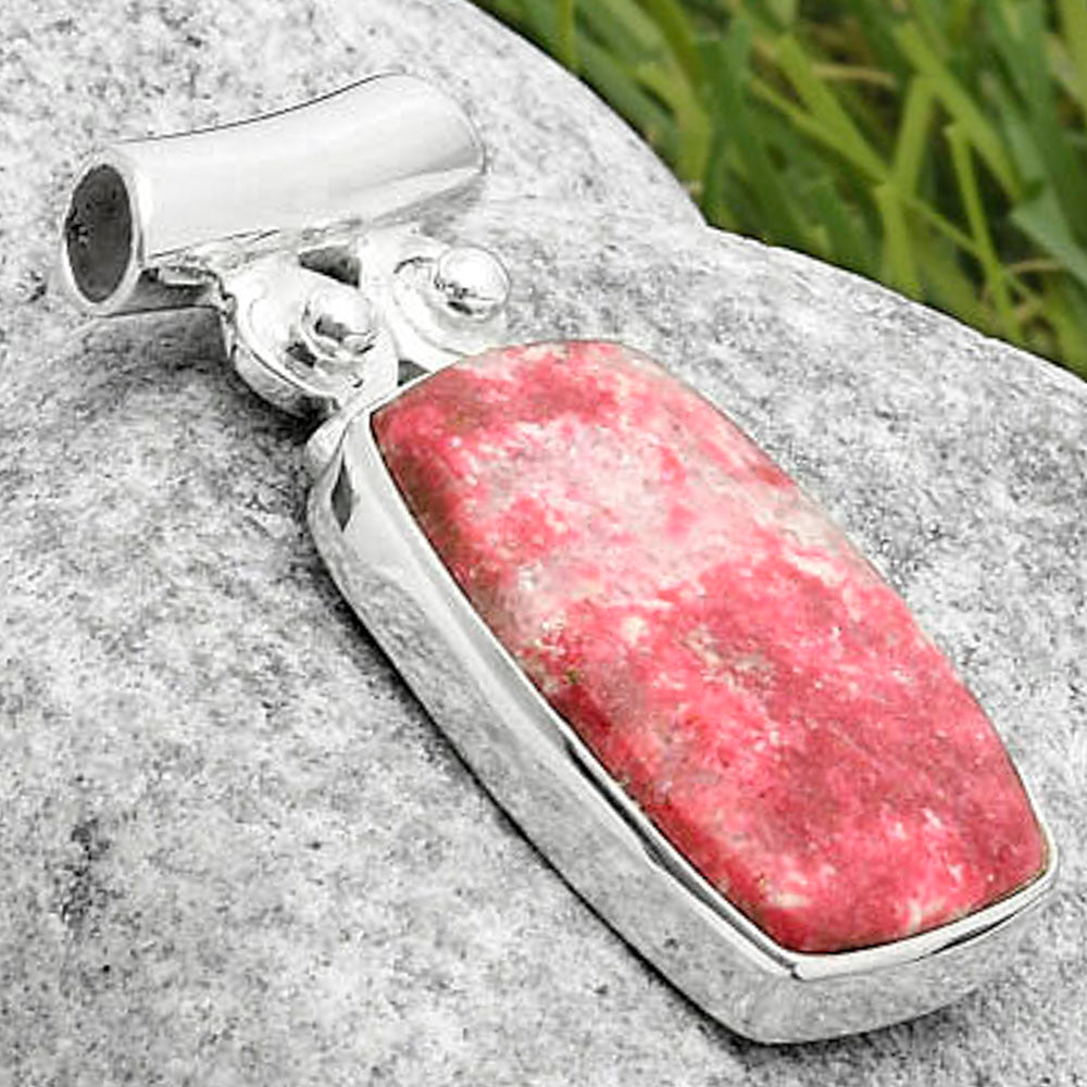 Natural Pink Thulite - Norway Pendant P-1597 SDP117527