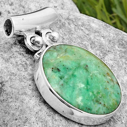 Natural Larsonite Jasper Pendant P-1597 SDP117544