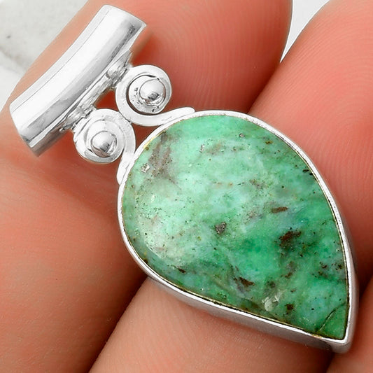 Natural Larsonite Jasper Pendant P-1597 SDP117549