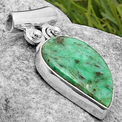 Natural Larsonite Jasper Pendant P-1597 SDP117549