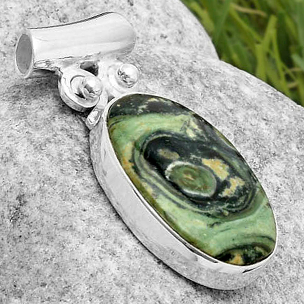 Natural Star Galaxy Jasper Pendant P-1597 SDP117550