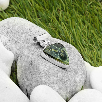 Natural Star Galaxy Jasper Pendant P-1597 SDP117562