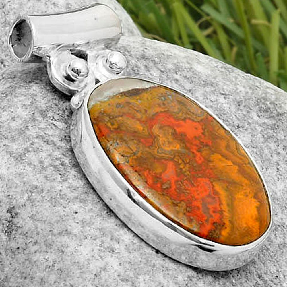 Natural Rare Cady Mountain Agate Pendant P-1597 SDP117572