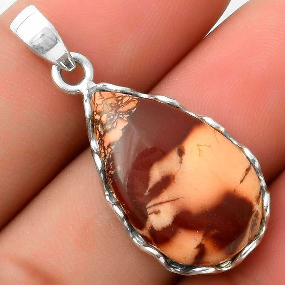 Natural Indian Paint Gemstone Pendant P-1624 SDP117573