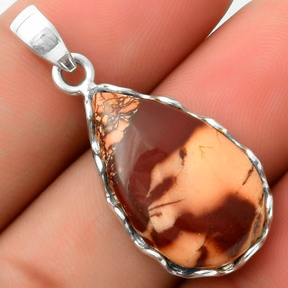 Natural Indian Paint Gemstone Pendant P-1624 SDP117573