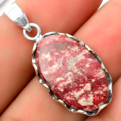 Natural Pink Thulite - Norway Pendant P-1624 SDP117577