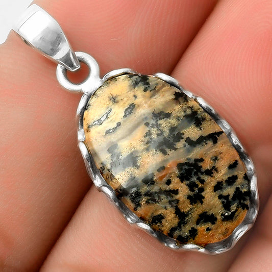 Natural Russian Honey Dendrite Opal Pendant P-1624 SDP117578