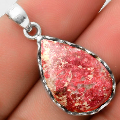 Natural Pink Thulite - Norway Pendant P-1624 SDP117589