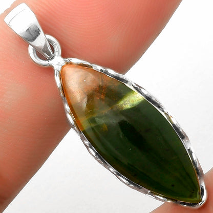Natural Chrome Chalcedony Pendant P-1624 SDP117591