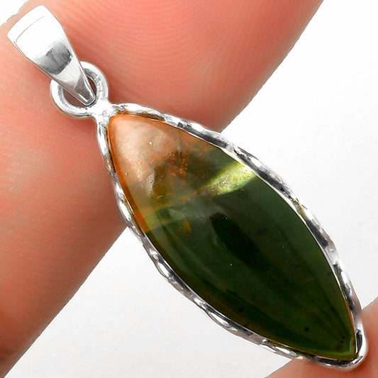 Natural Chrome Chalcedony Pendant P-1624 SDP117591