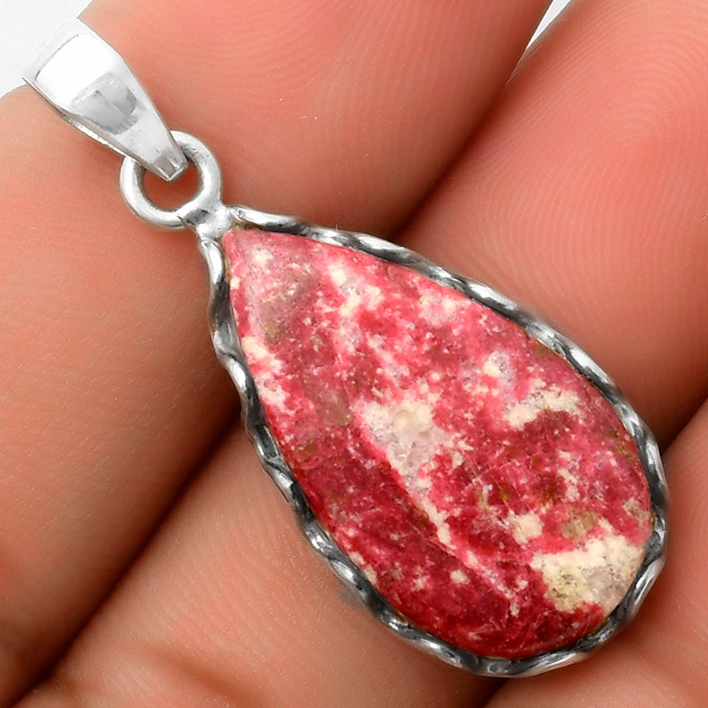 Natural Pink Thulite - Norway Pendant P-1624 SDP117595