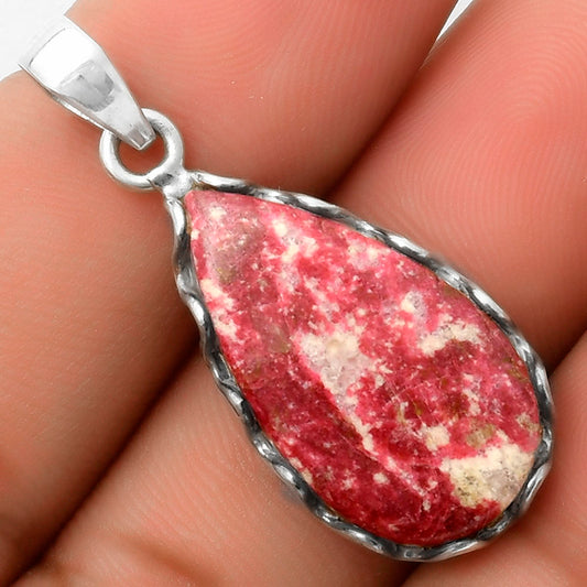 Natural Pink Thulite - Norway Pendant P-1624 SDP117595