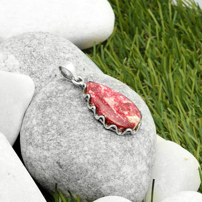 Natural Pink Thulite - Norway Pendant P-1624 SDP117595