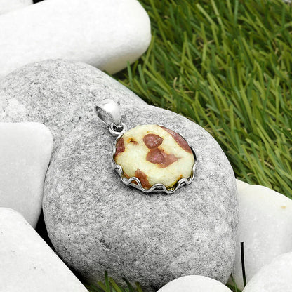 Natural Pink Tourmaline in Quartz Pendant P-1624 SDP117598