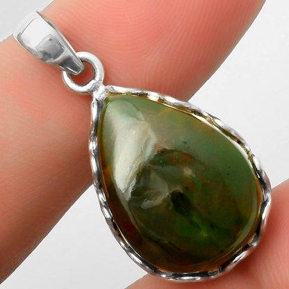 Natural Chrome Chalcedony Pendant P-1624 SDP117600