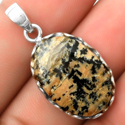 Natural Russian Honey Dendrite Opal Pendant P-1624 SDP117606