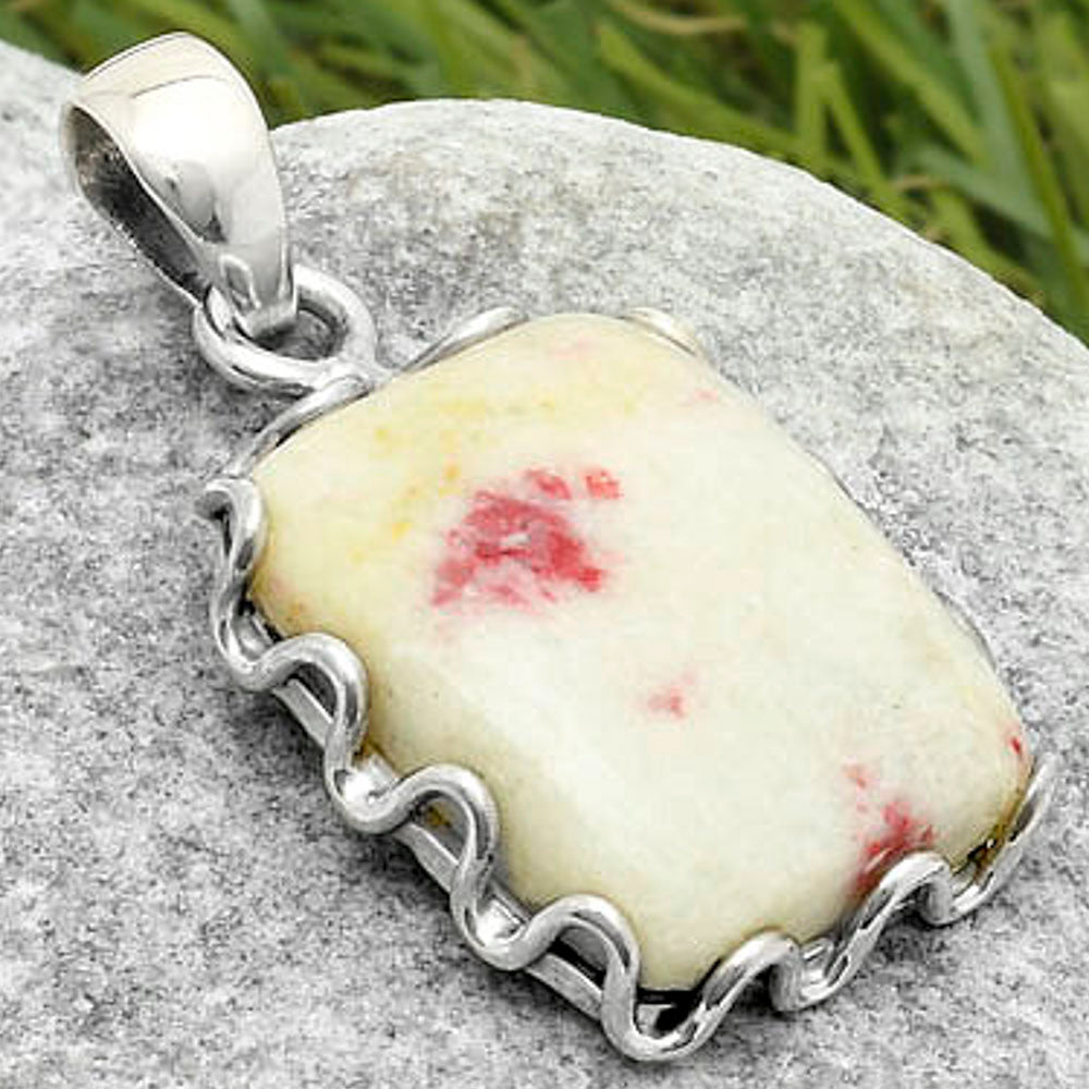 Natural Cinnabar Pendant P-1624 SDP117607